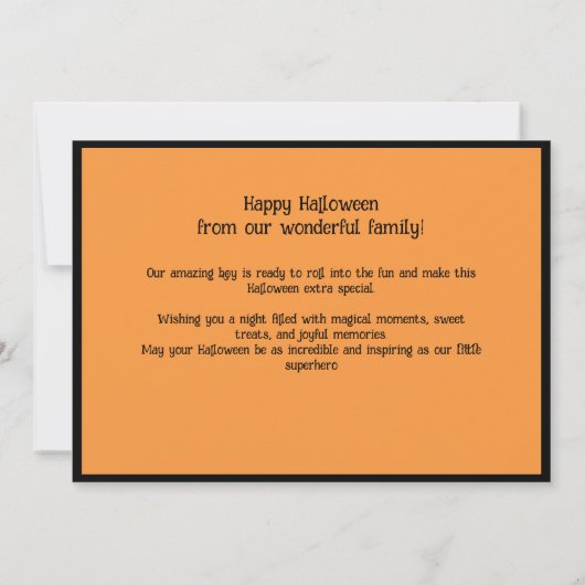 Halloween: de spookachtige Snap-O-Lantern Kaart (Achterkant)