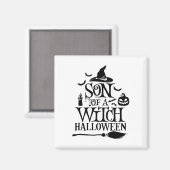 Halloween, de zoon van een heks Baby Magneet (Voorkant / Achterkant)