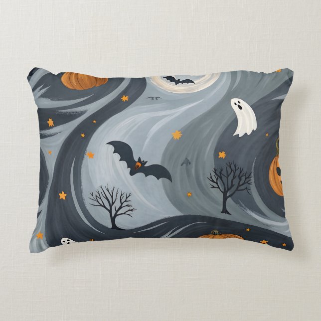Halloween Death Night Accent Kussen (Voorkant)