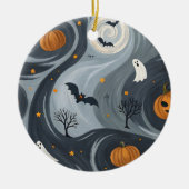 Halloween Death Night Keramisch Ornament (Voorkant)