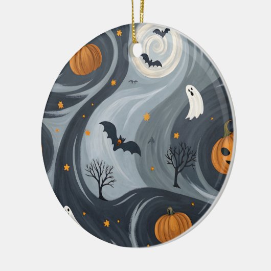 Halloween Death Night Keramisch Ornament (Links)