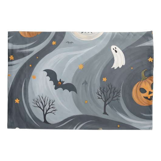 Halloween Death Night Kussensloop (Achterkant)