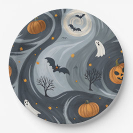 Halloween Death Night Papieren Bordje