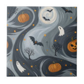 Halloween Death Night Tegeltje (Voorkant)