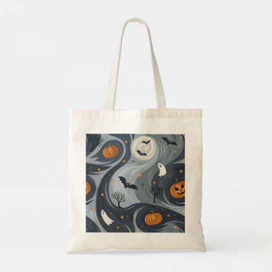 Halloween Death Night Tote Bag (Achterkant)