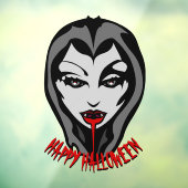 Halloween Decals Gepersonaliseerd Vampier Venster  (Vel 3)