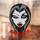 Halloween Decals Gepersonaliseerd Vampier Venster  (Vel 2)