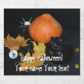 Halloween decor bier etiket (Enkel label)