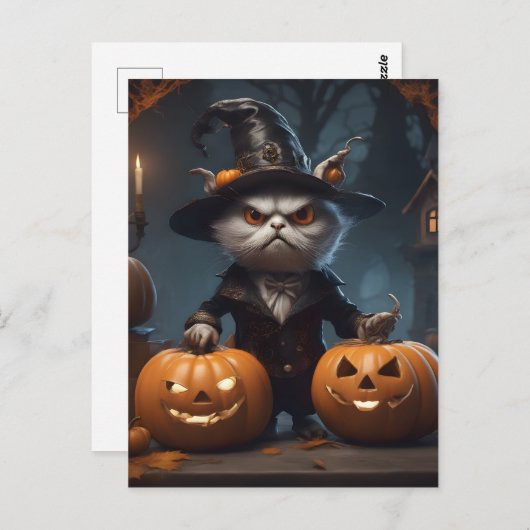 Halloween Decor Briefkaart (Voorkant / Achterkant)