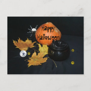 Halloween decor briefkaart