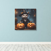 Halloween Decor Canvas Afdruk (Insitu (Houten vloer))
