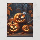 Halloween Decor Design Briefkaart (Voorkant)