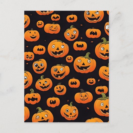 Halloween Decor Design Briefkaart (Voorkant)