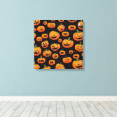 Halloween Decor Design Canvas Afdruk (Insitu (Houten vloer))