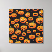 Halloween Decor Design Canvas Afdruk (Voorkant)