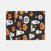 Halloween Decor Design Fleece Deken (Voorkant (Horizontaal))
