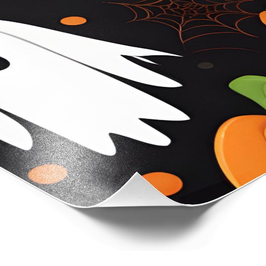 Halloween Decor Design Foto Afdruk (Hoek)