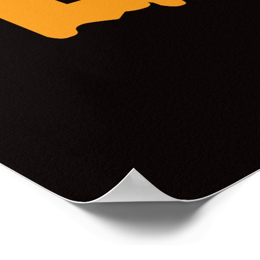 Halloween Decor Funny Ghost Poster (Hoek)