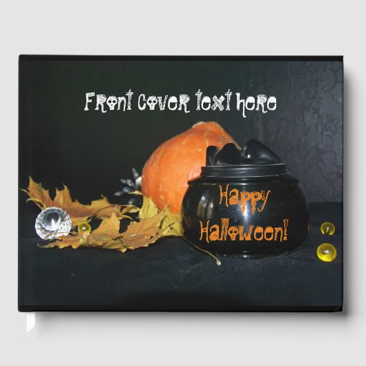 Halloween decor gastenboek (Voorkant)