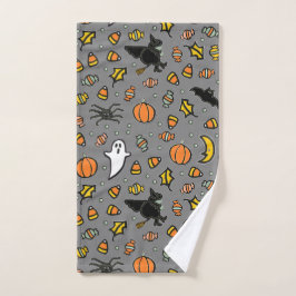 Halloween decor handdoek