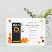 Halloween Decor Kaart (Staand voorkant)