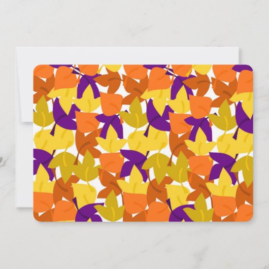 Halloween Decor Kaart (Achterkant)