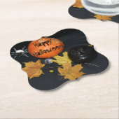Halloween decor kartonnen onderzetters (Gekanteld)