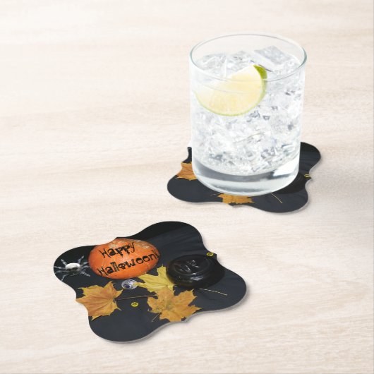 Halloween decor kartonnen onderzetters (Insitu)