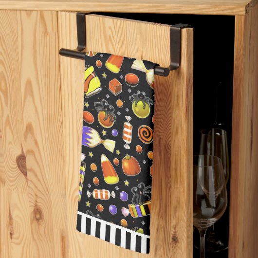 Halloween decor keukendoek theedoek (Derde Gevouwen)