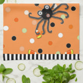 Halloween Decor keukenhanddoek (Gevouwen)