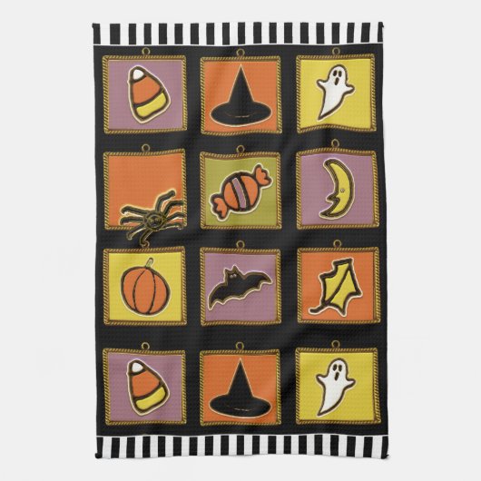 Halloween Decor keukenhanddoek (Verticaal)