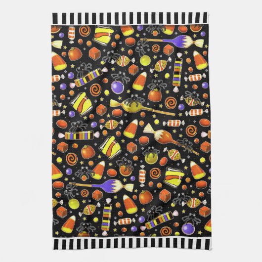 Halloween Decor keukenhanddoek (Verticaal)