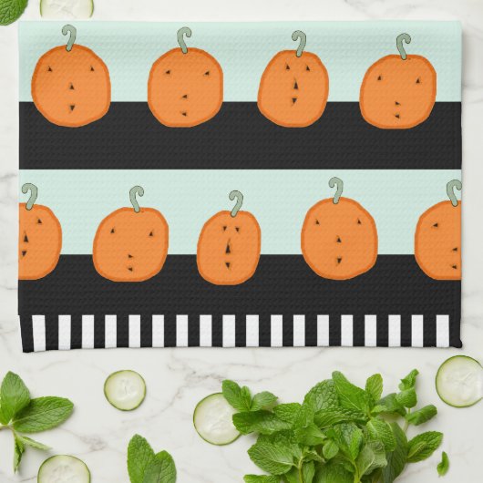 Halloween Decor keukenhanddoek (Gevouwen)