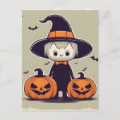 Halloween decor ontwerp briefkaart (Voorkant)
