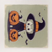 Halloween decor ontwerp legpuzzel (Horizontaal)