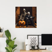 Halloween decor ontwerp poster (Thuiskantoor)