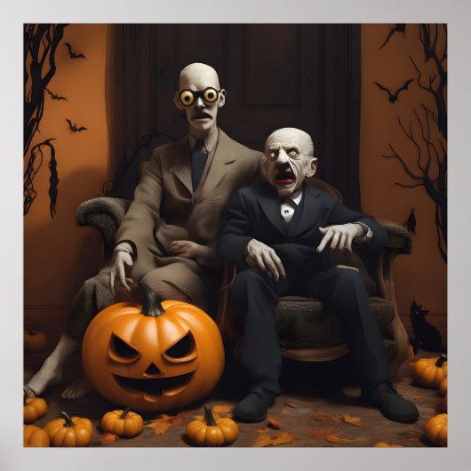 Halloween decor ontwerp poster (Voorkant)