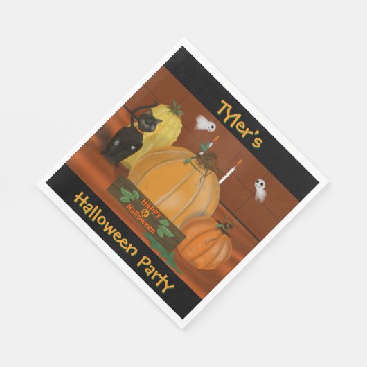 Halloween Decor Party servetten (Hoek)