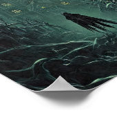 Halloween Decor Poster Creepy Ghoul (Hoek)