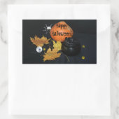 Halloween decor rechthoekige sticker (Tas)
