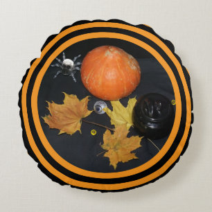 Halloween decor rond kussen