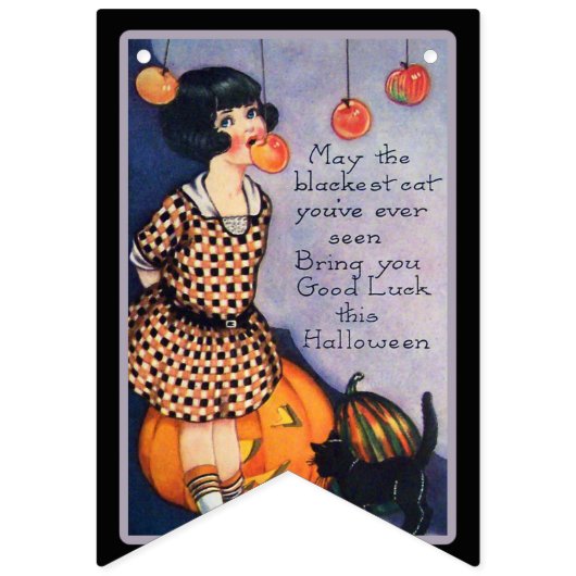  Halloween Decor, Schattigee Halloween Vlaggetjes (Tweede vlag)
