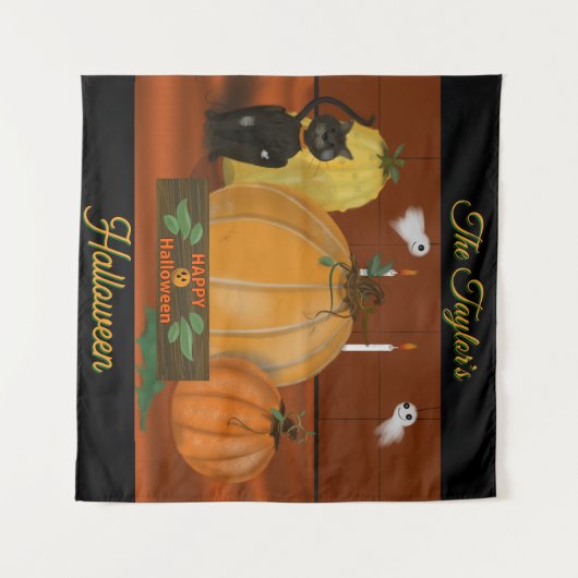 Halloween Decor Wandkleed (Voorkant (horizontaal))