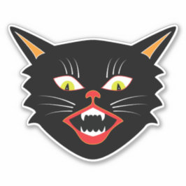  Halloween Decoratie Black Cat III Sticker