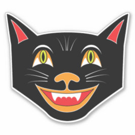  Halloween Decoratie Black Cat IV Sticker