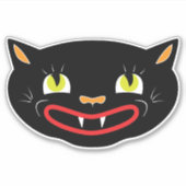  Halloween Decoratie Black Cat VIII Sticker (Voorkant)