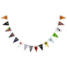 HALLOWEEN DECORATIE bunting banner