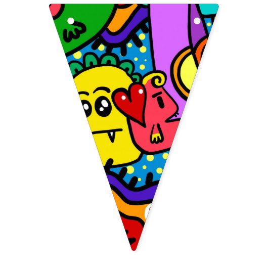 HALLOWEEN DECORATIE bunting banner (Derde vlag)