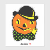 Halloween Decoratie Jack o' Lantern Sticker (Vel)