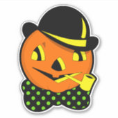  Halloween Decoratie Jack o' Lantern Sticker (Voorkant)